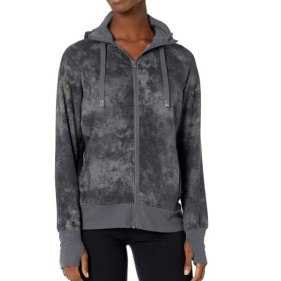 NWT Danskin Double Collar Full Zip Hoodie XS - Picture 1 of 3